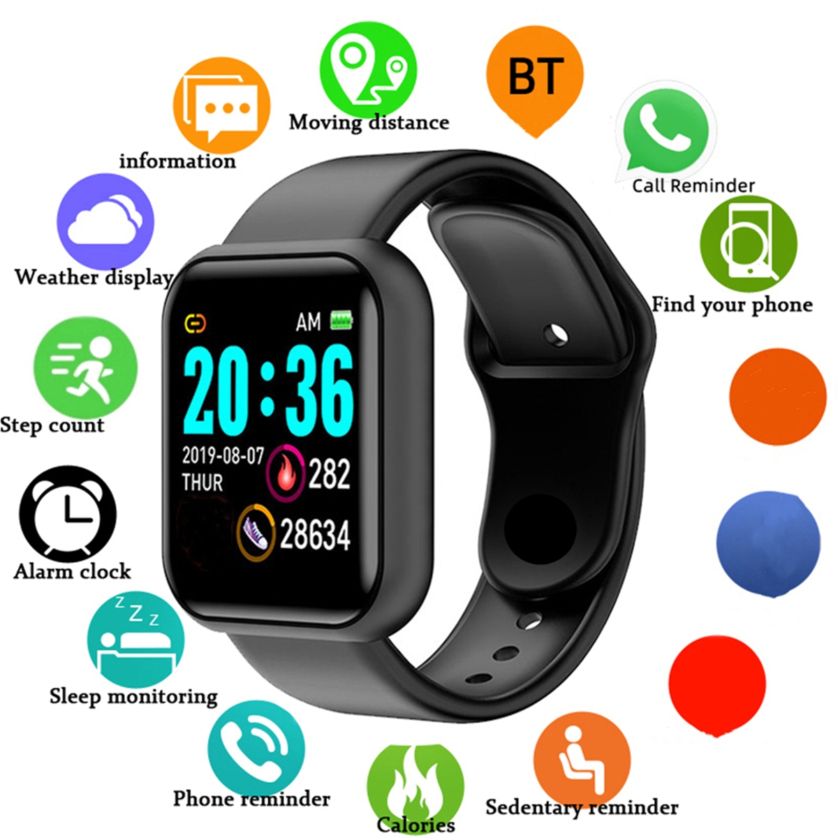 Men Smart Watches Color Screen - Smartwatch Watches For Girls review and price