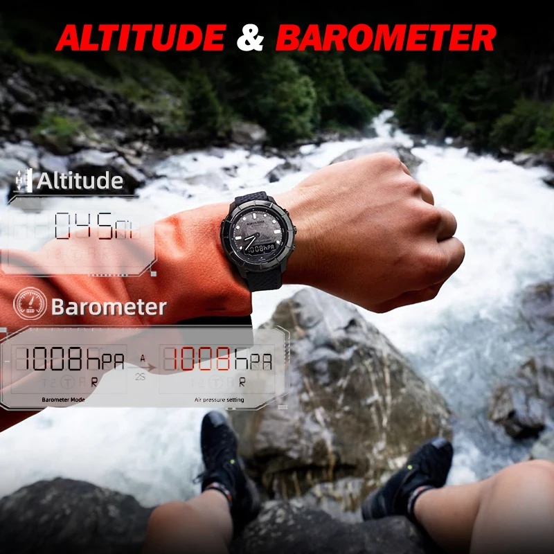 NORTH EDGE 2026 THARSIS Men's  - Altimeter Compass Watch review and price