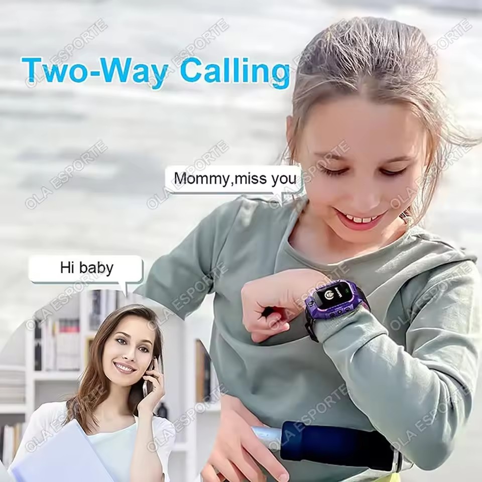 Children Smartwatch SOS LBS Po - Smartwatch Watches Price review and price
