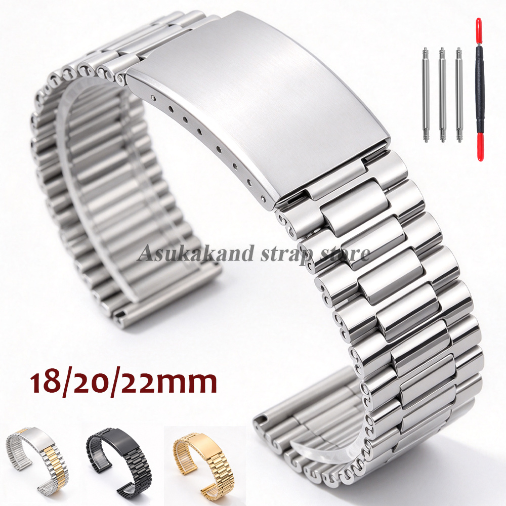 Metal Watchstrap 18mm 20mm 22m - Watches Rolex Smartwatch review and price